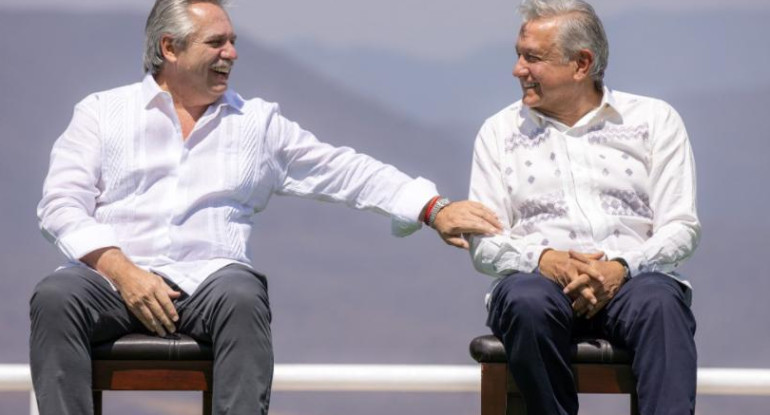 Alberto Fernández y Manuel López Obrador, artífices de un acuerdo para conducir la CELAC, foto NA