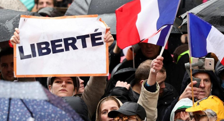 Protestas Macron