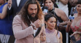 Jason Momoa y Lisa Bonet en la entrega 91 de los Premios Oscar. REUTERS