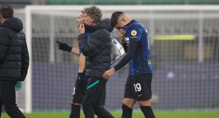 Lesión de Joaquín Correa en el Inter, AGENCIA EFE
