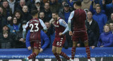 Festejo de Emiliano Buendia para el Aston Villa ante el Everton por la Premier League, REUTERS