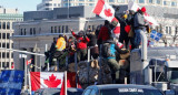 Marcha antivacunas en Canadá, foto Reuters