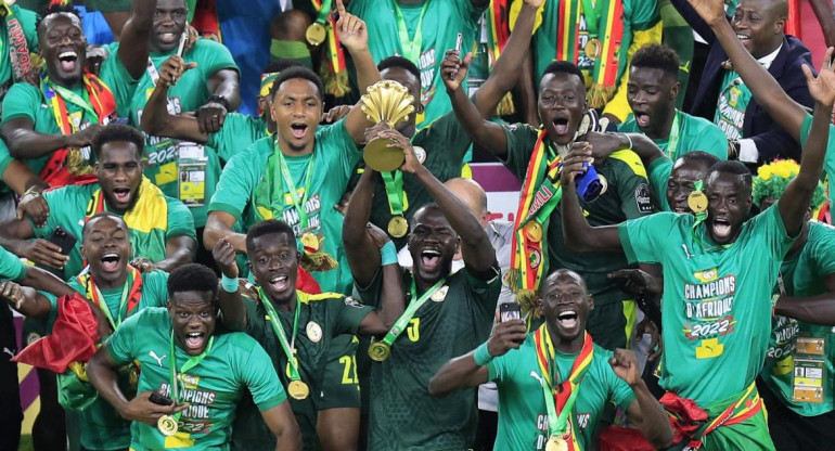 Senegal campeón de la Copa de África. Reuters