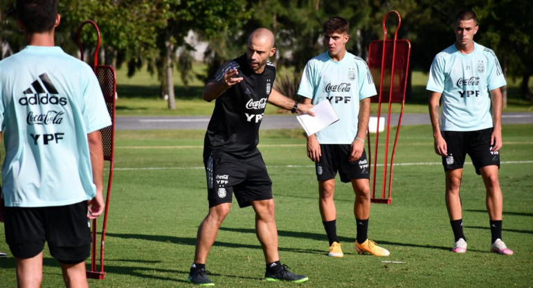 Javier Mascherano, selección argentina sub 20.