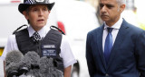 Cressida Dick, jefa de la Scotland Yard, y el alcalde de Londres, Sadiq Khan