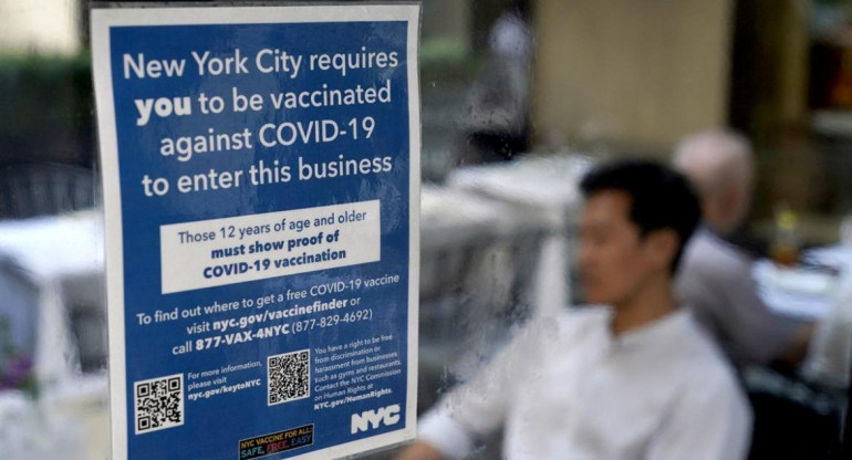 Vacunación contra el coronavirus en Nueva York