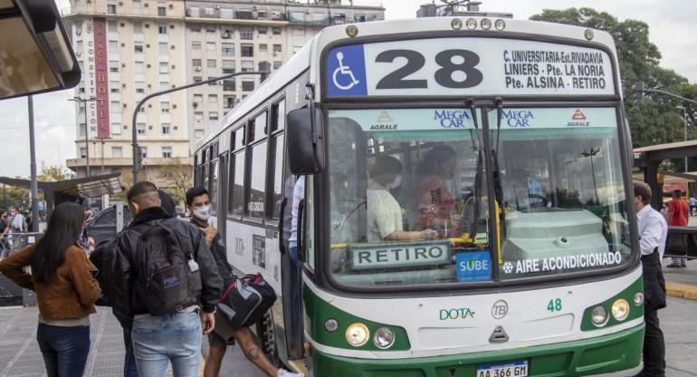 Transporte público, colectivo, NA