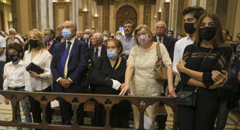 Misa en homenaje a Carlos Menem, NA