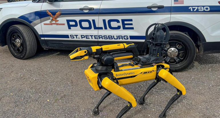 "Spot", el perro robot que acompañará a la Policía en Estados Unidos, EFE