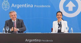 Alberto Fernández y Luana Volnovich