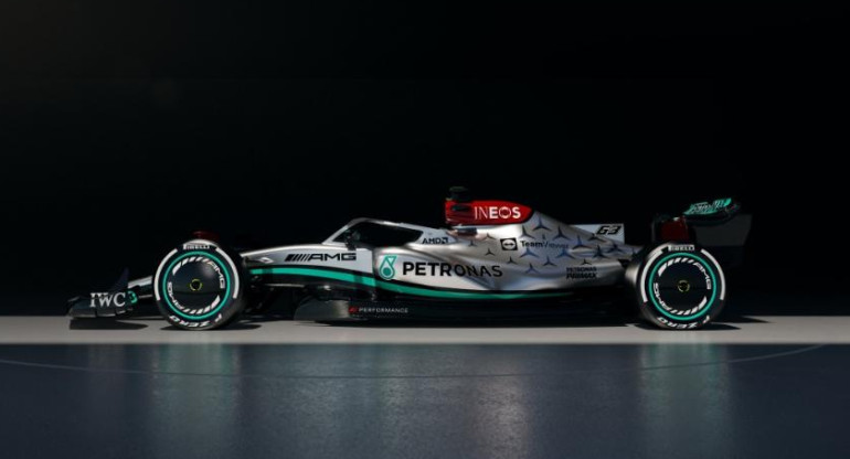 Modelo de Mercedes para la temporada 2022