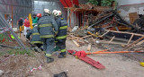 Derrumbe en obra en construcción en el Barrio Chino