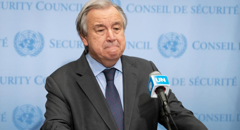El secretario general de la ONU, António Guterres, EFE