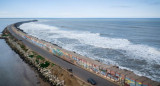 VIDEO: pescan un tiburón gigante de 142 kilos en la Escollera Sur en Mar del Plata	