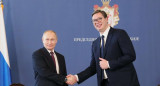 Vladimir Putin y Alkesandar Vucic, Reuters