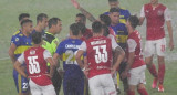 Independiente vs. Boca, fútbol argentino, lluvia	