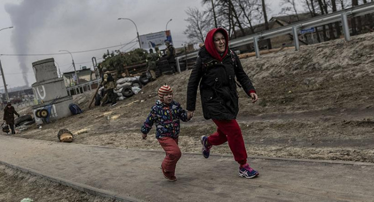 Conflicto entre Rusia y Ucrania, evacuación de civiles, Reuters