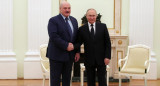 Vladimir Putin junto al presidente de Bielorusia, Alexander Lukashenko. EFE