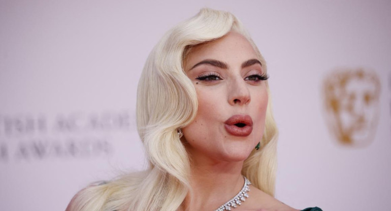 Lady Gaga en la 75 entrega de los BAFTA, Reuters
