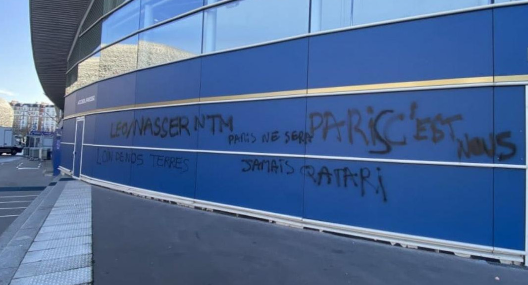PSG, Paris Saint Germain, estadio vandalizado, NA