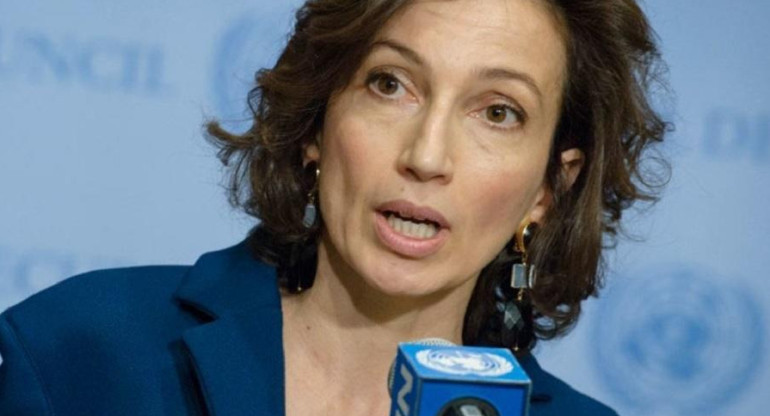 Audrey Azoulay, directora general de la UNESCO.