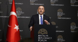 Canciller turco Melvut Cavusoglu. Foto: NA.