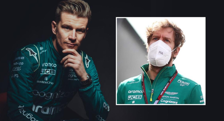Nico Hulkenberg, Sebastian Vettel, Fórmula 1, Aston Martin, Fotos F1