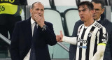 Paulo Dybala y Allegri, Juventus, foto EFE