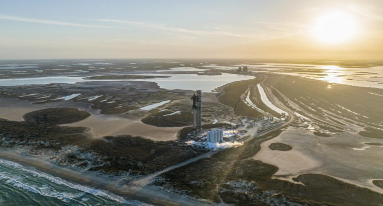 Lanzamiento de SpaceX con los Starlink