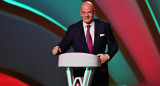 Gianni Infantino en el sorteo del Mundial de Qatar 2022, AGENCIA EFE