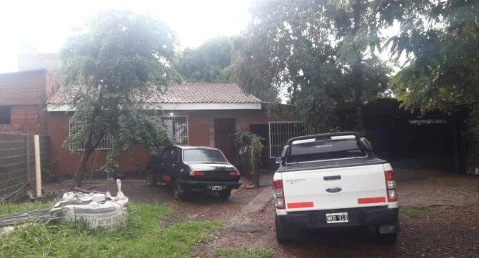 Lugar del asesinato en Misiones