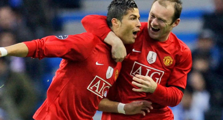 Cristiano Ronaldo y Wayne Rooney, Reuters