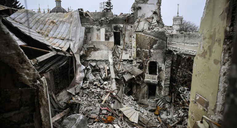 Conflicto Rusia-Ucrania, guerra, ataque a Mariúpol, foto AFP