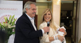 Alberto Fernández y Fabiola Yañez presentaron a su hijo Francisco. NA.