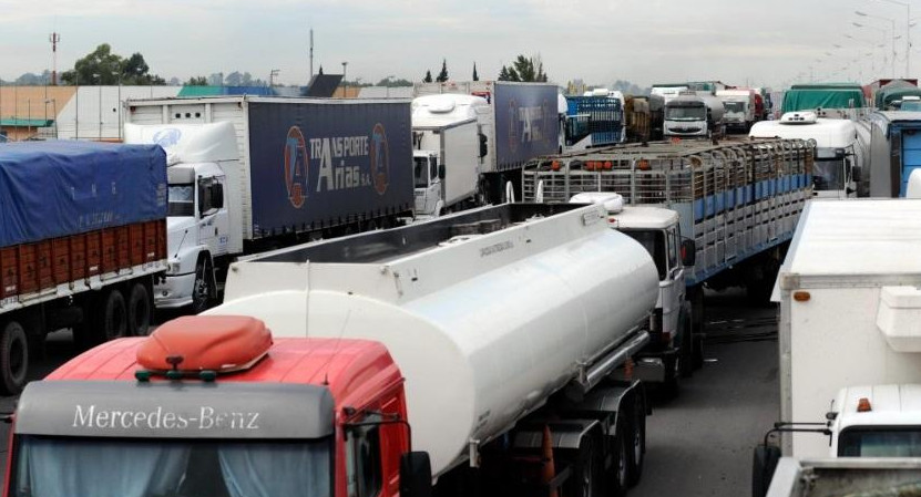 Transportistas, economía argentina, foto NA