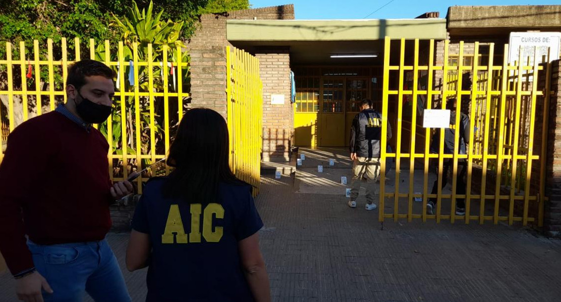 Amenazas en escuela de Rosario, foto Twitter