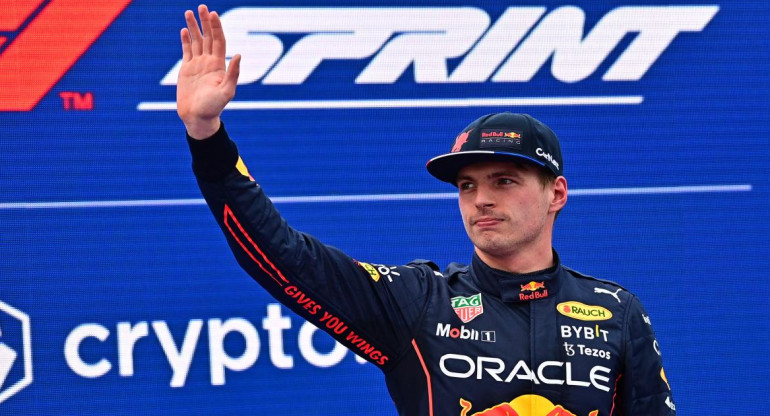 Max Verstappen en el Gran Premio de Imola, AGENCIA AFP