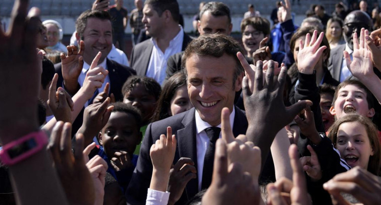 Emmanuel Macron, presidente de Francia, foto AFP	