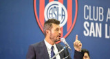 Marcelo Tinelli en San Lorenzo. FOTO: AGENCIA NA