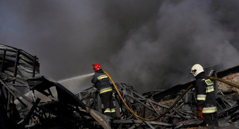 Conflicto Rusia-Ucrania, incendio, Reuters