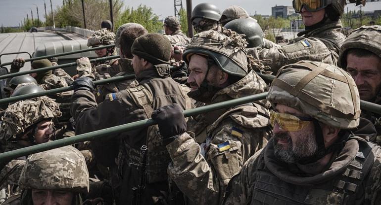 Conflicto entre Rusia y Ucrania, soldados ucranianos, guerra, AFP