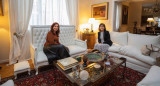 Cristina Kirchner junto a Pilar del Rio, mujer de José Saramago. Foto: @CFKArgentina.