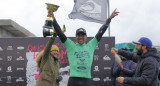 Juan Cruz Ruggiero, campeón nacional de surf. Foto: NA.