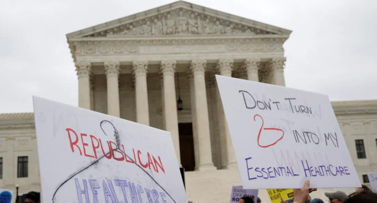 Marcha a favor del aborto en EEUU. Foto: Reuters.