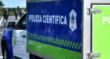 Policía científica de Mar del Plata. Foto: NA.