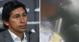 Patrón Bermúdez, escándalo con Boca. Foto: Twitter @Labocatw y captura de video.