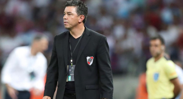 Marcelo Gallardo, técnico de River. Foto: EFE.