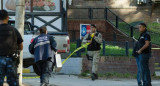 Las afuera del supermercado donde fue asesinado un joven en Bariloche. Foto: TN.