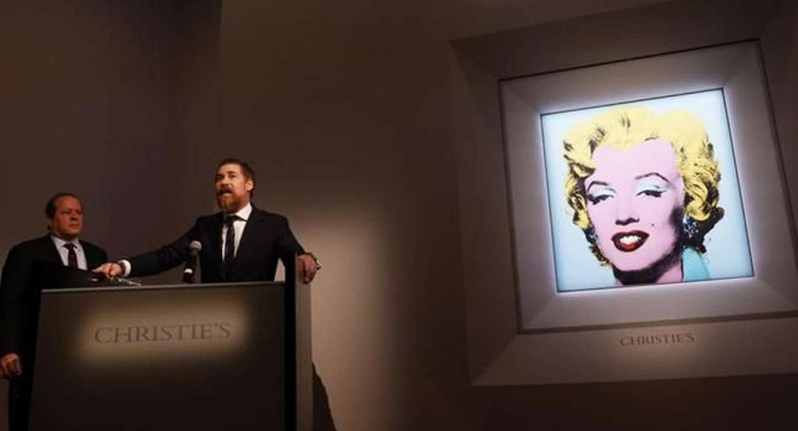 "Marilyn", la obra Andy Warhol fue vendida por 195 millones de dólares. Foto: Christies.