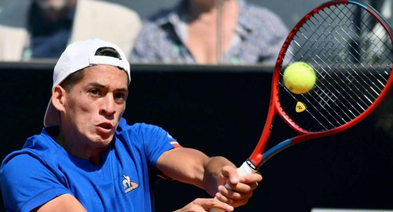 Sebastián Báez, tenis. Foto: AFP.